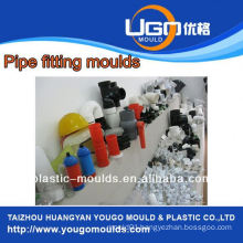 Plastic mold supplier for standard size pipe fitting plastic mould in taizhou China